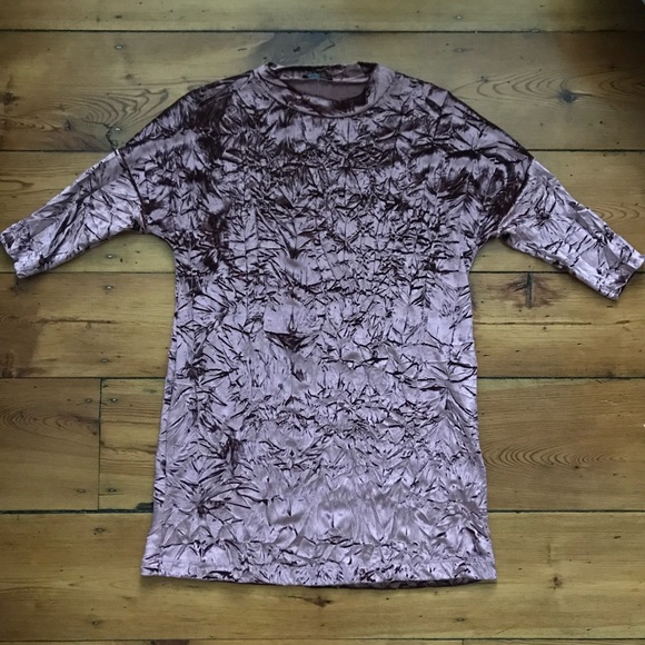 Zara Dresses & Skirts - Crushed velvet dress